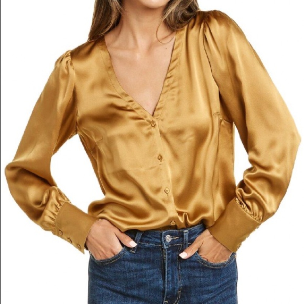 Rebecca Taylor Silk blouse size L